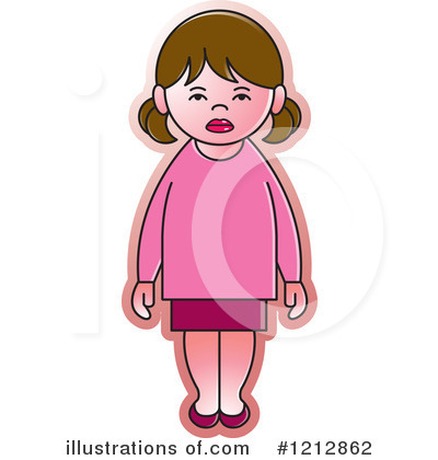 Royalty-Free (RF) Girl Clipart Illustration by Lal Perera - Stock Sample #1212862