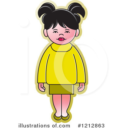 Royalty-Free (RF) Girl Clipart Illustration by Lal Perera - Stock Sample #1212863