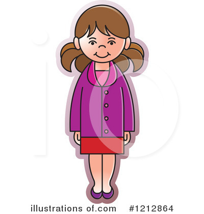 Royalty-Free (RF) Girl Clipart Illustration by Lal Perera - Stock Sample #1212864