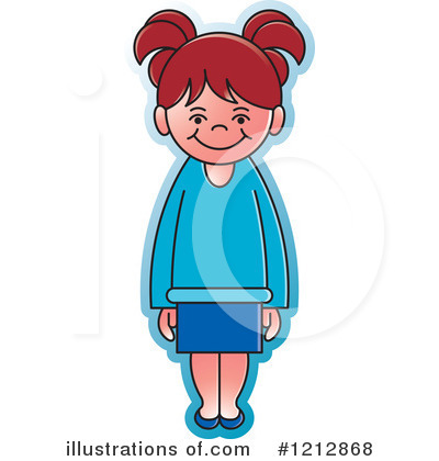 Royalty-Free (RF) Girl Clipart Illustration by Lal Perera - Stock Sample #1212868