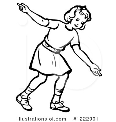 Royalty-Free (RF) Girl Clipart Illustration by Picsburg - Stock Sample #1222901
