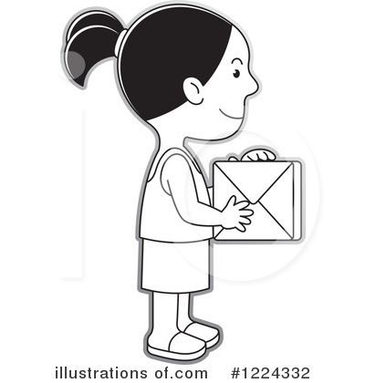 Royalty-Free (RF) Girl Clipart Illustration by Lal Perera - Stock Sample #1224332