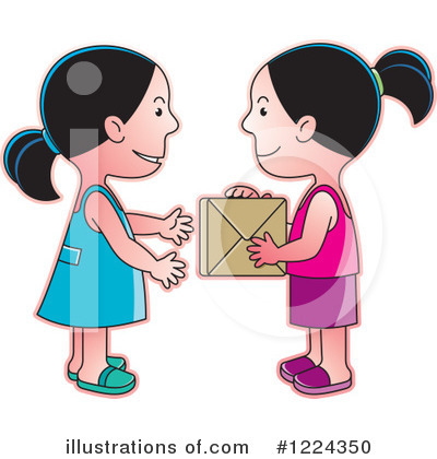 Royalty-Free (RF) Girl Clipart Illustration by Lal Perera - Stock Sample #1224350