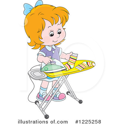 Ironing Board Clipart #1225258 by Alex Bannykh