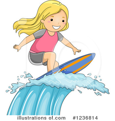 Surfing Clipart #1236814 by BNP Design Studio