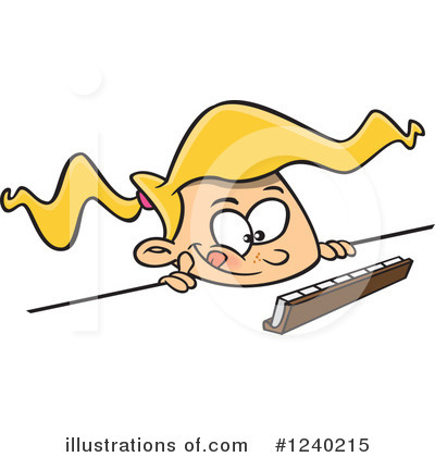 Royalty-Free (RF) Girl Clipart Illustration by toonaday - Stock Sample #1240215