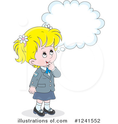 Royalty-Free (RF) Girl Clipart Illustration by Alex Bannykh - Stock Sample #1241552