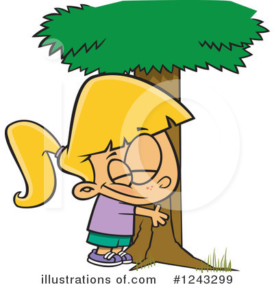 Tree Hugger Clipart #1243299 by toonaday