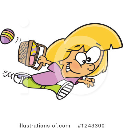 Royalty-Free (RF) Girl Clipart Illustration by toonaday - Stock Sample #1243300