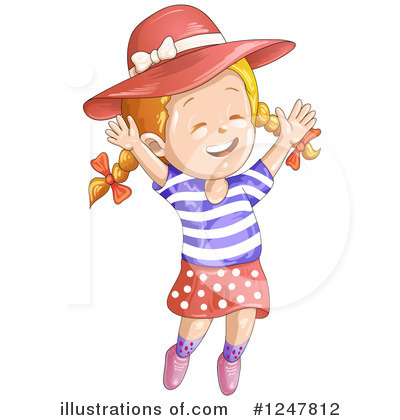 Royalty-Free (RF) Girl Clipart Illustration by merlinul - Stock Sample #1247812