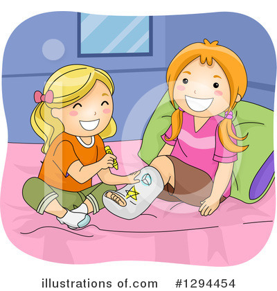 Royalty-Free (RF) Girl Clipart Illustration by BNP Design Studio - Stock Sample #1294454