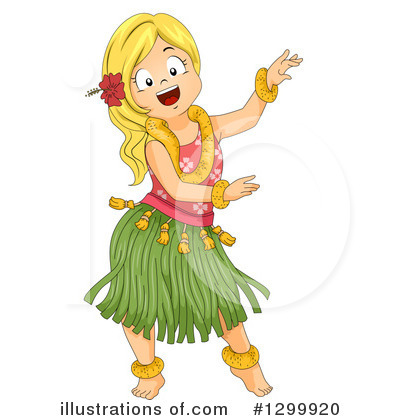 Hula Dancer Clipart #1299920 by BNP Design Studio