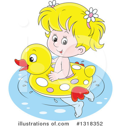 Swimming Clipart #1318352 by Alex Bannykh