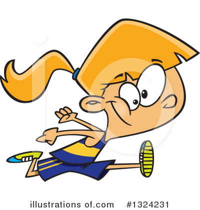 Track And Field Clipart #1324231 by toonaday
