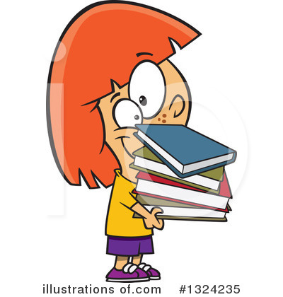 Reading Clipart #1324235 by toonaday