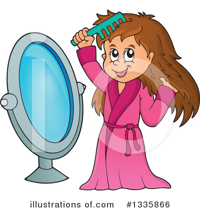 Royalty-Free (RF) Girl Clipart Illustration by visekart - Stock Sample #1335866