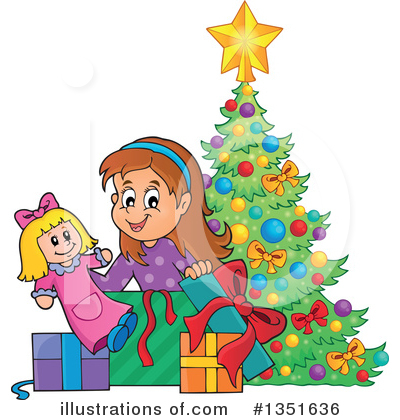 Christmas Tree Clipart #1351636 by visekart