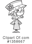 Girl Clipart #1358667 by toonaday