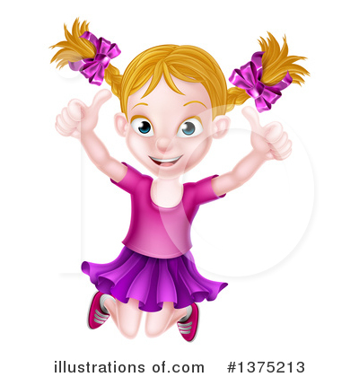 Royalty-Free (RF) Girl Clipart Illustration by AtStockIllustration - Stock Sample #1375213