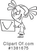 Girl Clipart #1381675 by toonaday