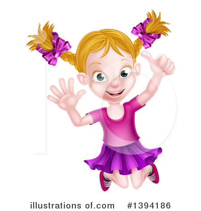 Royalty-Free (RF) Girl Clipart Illustration by AtStockIllustration - Stock Sample #1394186