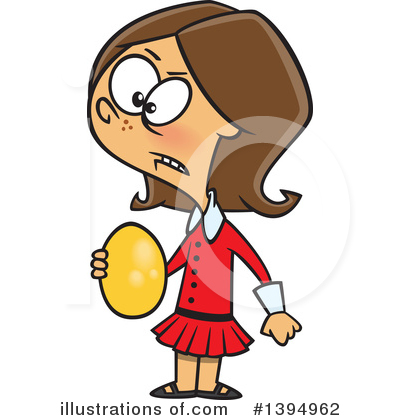 Royalty-Free (RF) Girl Clipart Illustration by toonaday - Stock Sample #1394962