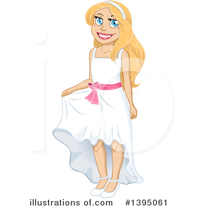 Royalty-Free (RF) Girl Clipart Illustration by Liron Peer - Stock Sample #1395061