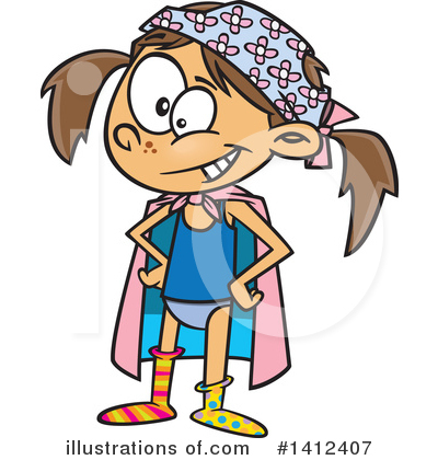 Girl Clipart #1412407 by toonaday