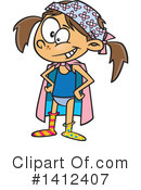 Girl Clipart #1412407 by toonaday