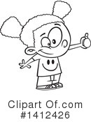 Girl Clipart #1412426 by toonaday