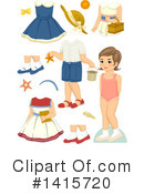 Girl Clipart #1415720 by BNP Design Studio