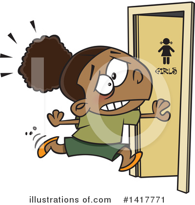 Restrooms Clipart #1417771 by toonaday
