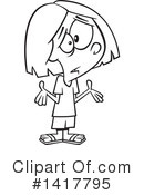 Girl Clipart #1417795 by toonaday