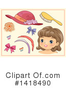 Girl Clipart #1418490 by BNP Design Studio