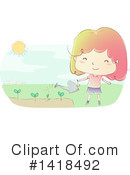 Girl Clipart #1418492 by BNP Design Studio