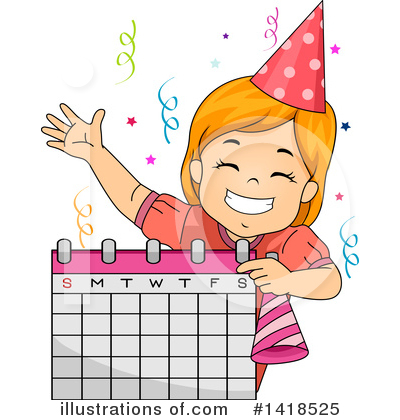 Birthday Party Clipart #1418525 by BNP Design Studio