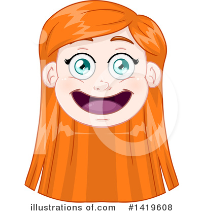 Royalty-Free (RF) Girl Clipart Illustration by Liron Peer - Stock Sample #1419608