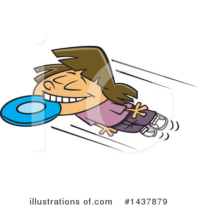 Frisbee Clipart #1437879 by toonaday