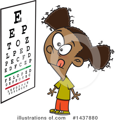 Eye Chart Clipart #1437880 by toonaday