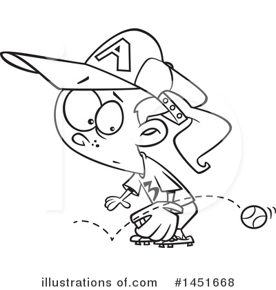 Softball Clipart #1451668 by toonaday