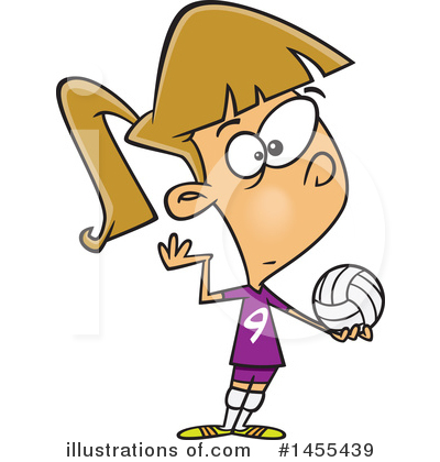 Volleyball Clipart #1455439 by toonaday