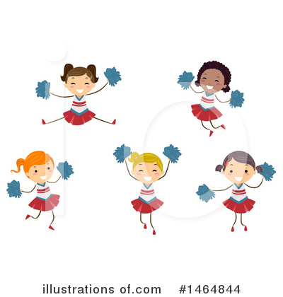 Cheerleading Clipart #1464844 by BNP Design Studio