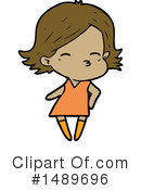 Girl Clipart #1489696 by lineartestpilot