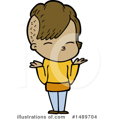 Royalty-Free (RF) Girl Clipart Illustration by lineartestpilot - Stock Sample #1489704