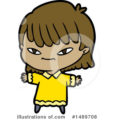 Royalty-Free (RF) Girl Clipart Illustration by lineartestpilot - Stock Sample #1489708