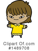 Girl Clipart #1489708 by lineartestpilot