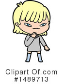 Girl Clipart #1489713 by lineartestpilot