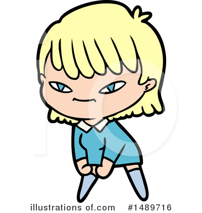 Royalty-Free (RF) Girl Clipart Illustration by lineartestpilot - Stock Sample #1489716