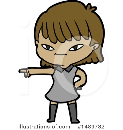 Royalty-Free (RF) Girl Clipart Illustration by lineartestpilot - Stock Sample #1489732