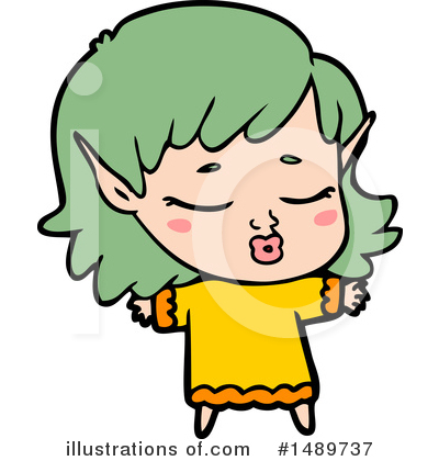 Royalty-Free (RF) Girl Clipart Illustration by lineartestpilot - Stock Sample #1489737